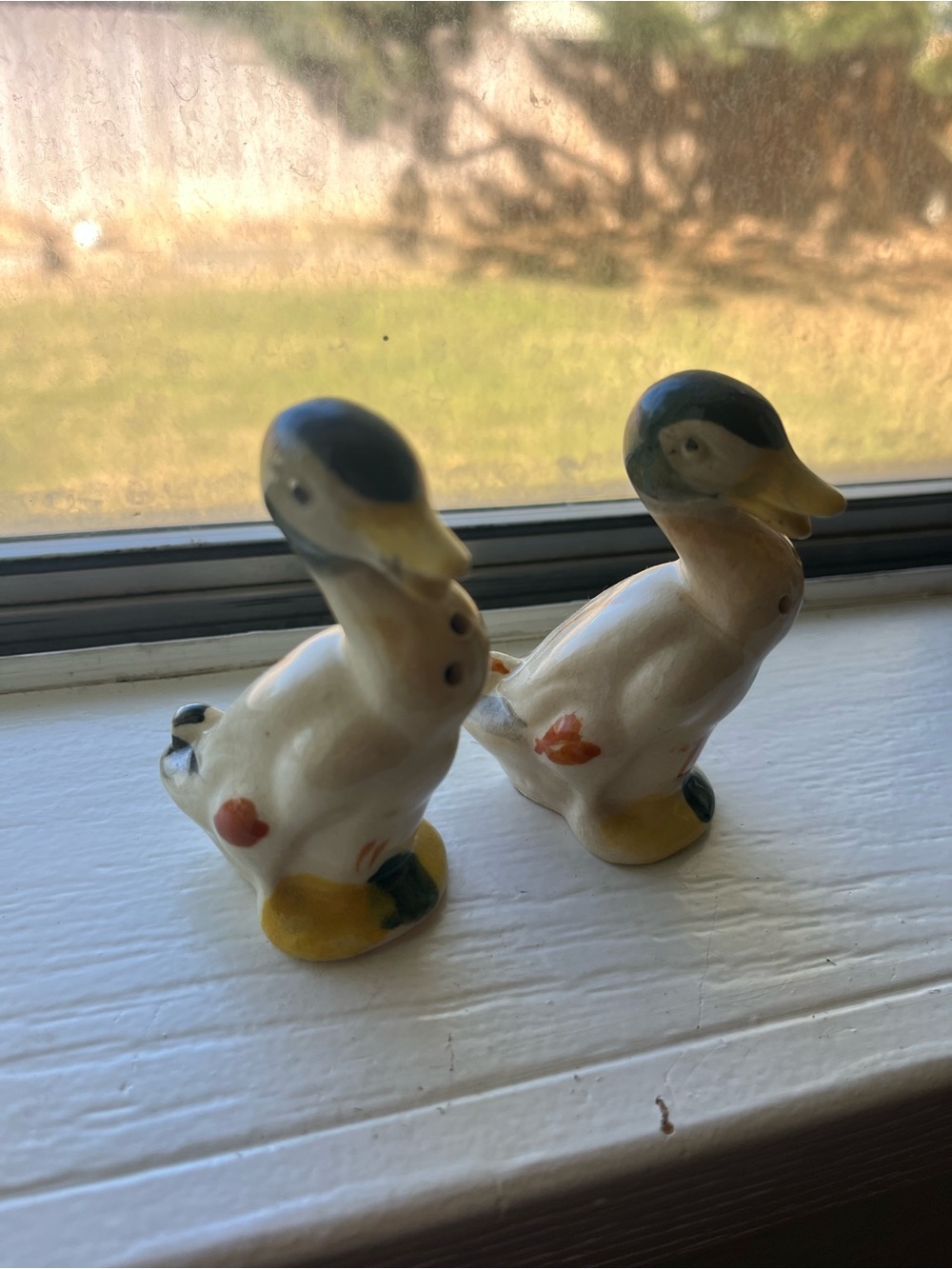 Vintage Mallard Salt and Pepper Shakers